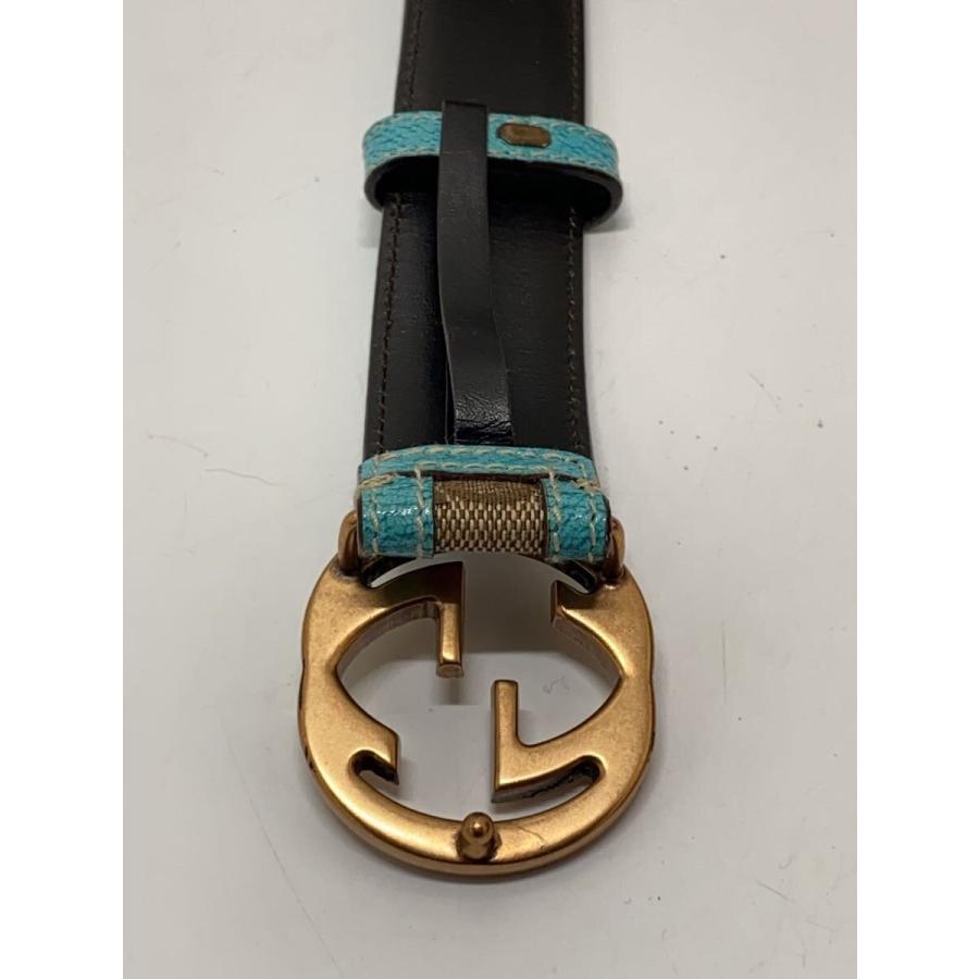 GUCCI◇ベルト/--/BLU/メンズ/114874/480199 : セカンドストリート