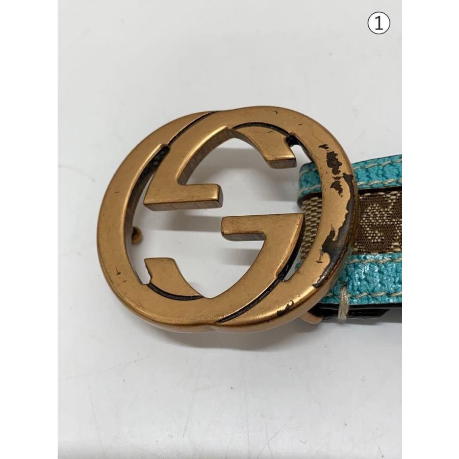 GUCCI◇ベルト/--/BLU/メンズ/114874/480199 : セカンドストリート