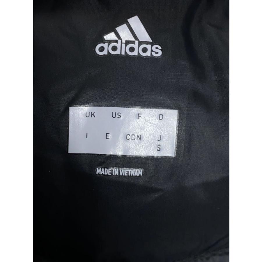 adidas  ダウン ベンチコート 美品 BQ4254 Sサイズ ブラック adidas◇ダウンコート/S/ナイロン/ブラック/ロングダウンジャケット