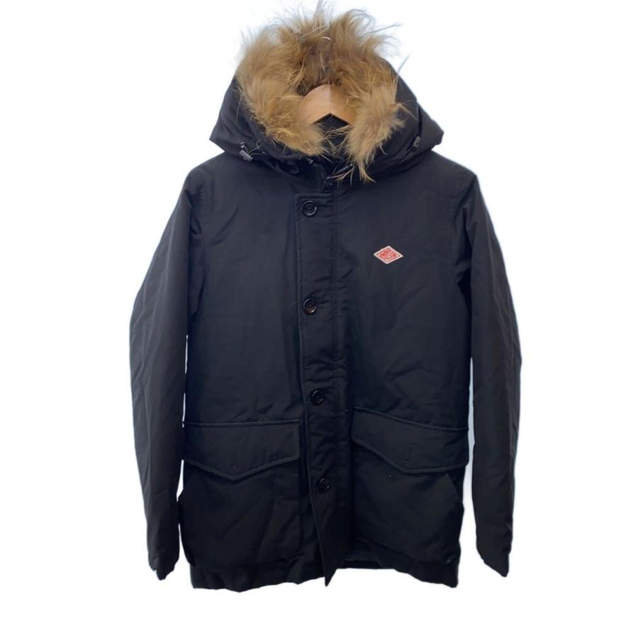 DANTON ブラック ロングダウンジャケット 38 Danton（ダントン） ダウンジャケット 38 ブラック レディース