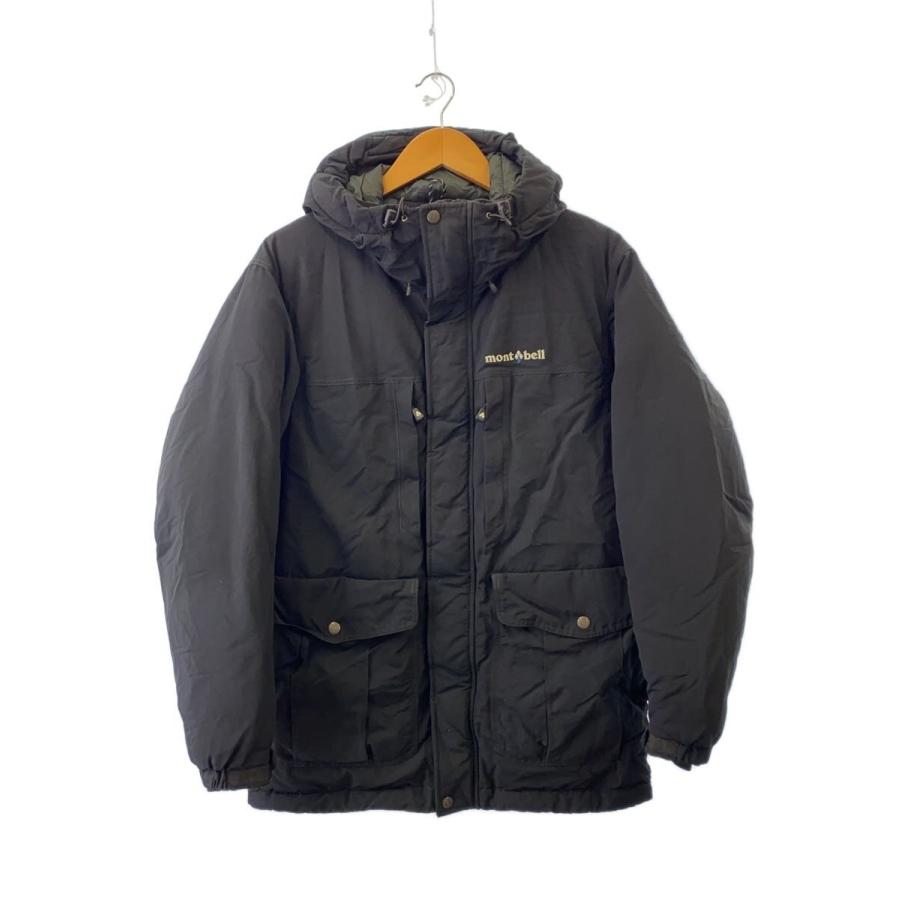 mont-bell◇ローガンダウン パーカ/S/ナイロン/BLK/無地 : セカンド