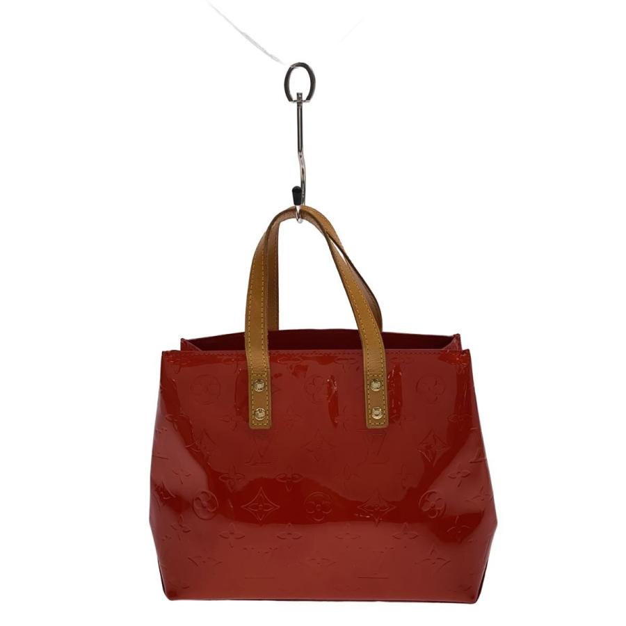 LOUIS VUITTON◇リードPM_モノグラム・ヴェルニ/エナメル/RED