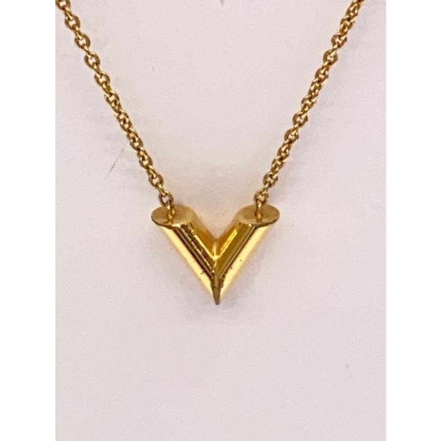 【即日発送】Louis Vuitton ネックレス エセンシャルV ゴールド LOUIS VUITTON◇ネックレス・エセンシャルV/--/GLD/トップ有/メンズ