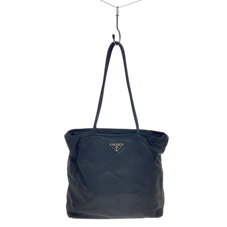 PRADA ナイロンハンドバッグ トート PRADA◇トートバッグ/ナイロン/BLK// : セカンドストリートYahoo!店