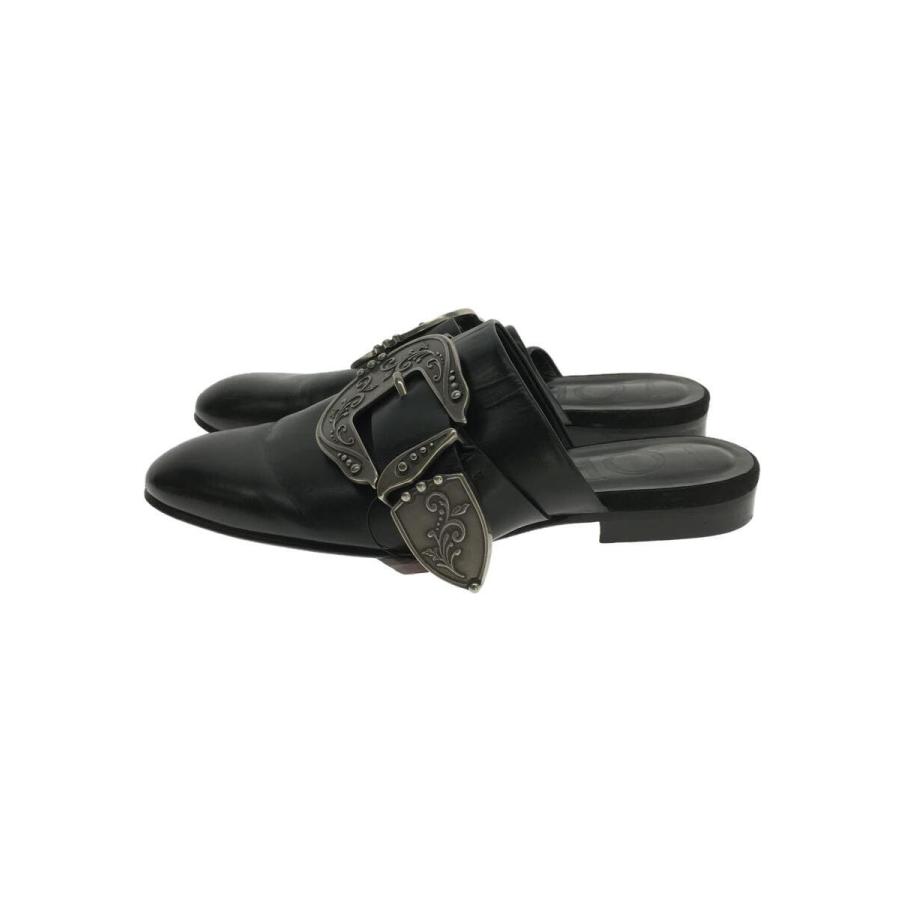 LOEWE◇ロエベ/ベルト/バックル/スリッパ/サンダル/36/BLK