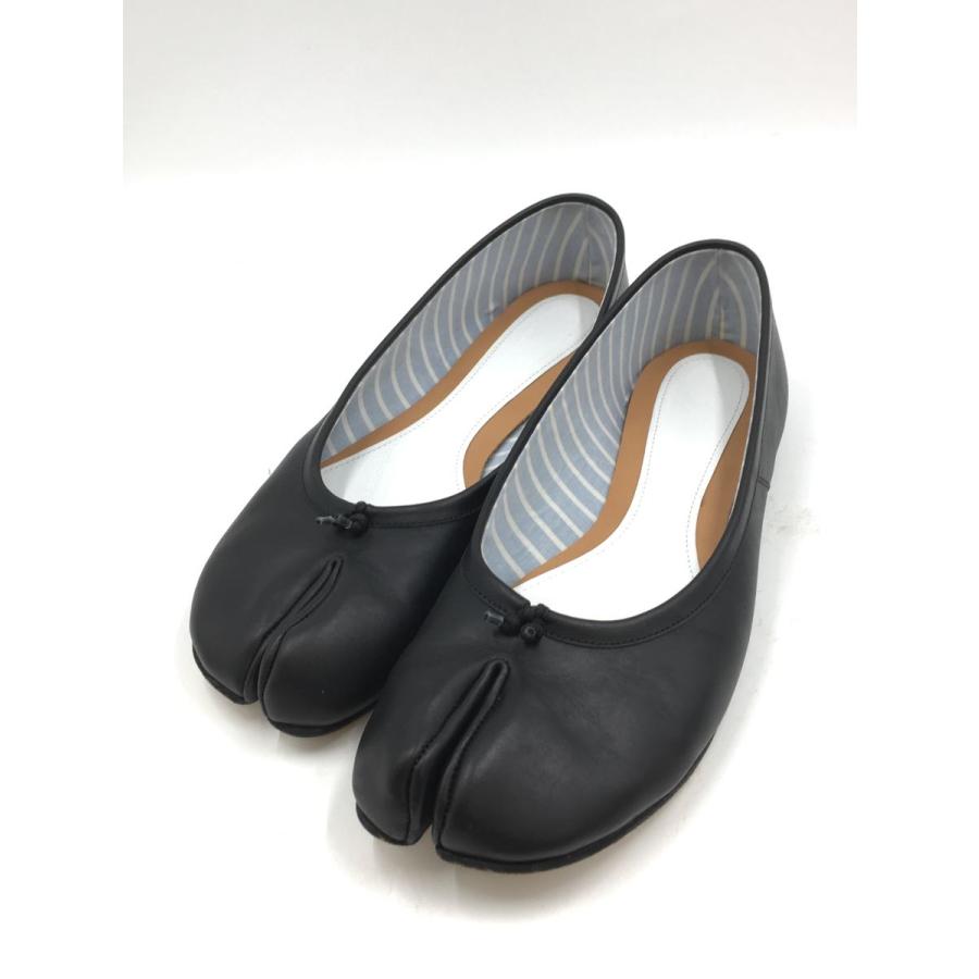 Maison Margiela◇メゾンマルジェラ/足袋バレエシューズ/38/BLK