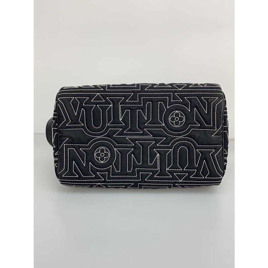 LOUIS VUITTON◇スノー/ドップ・キット/セカンドバッグ/ナイロン/BLK