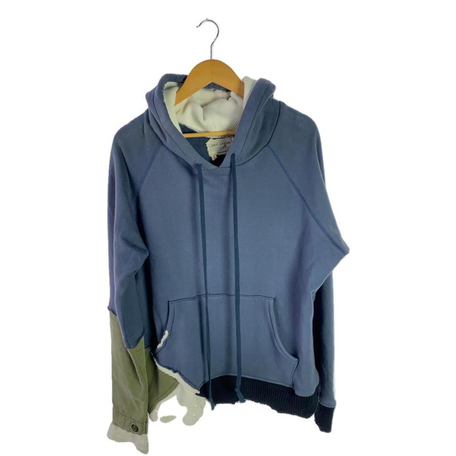 GREG LAUREN◇パーカー/--/コットン/NVY/無地/EM301 ARMY FRAGMENT 
