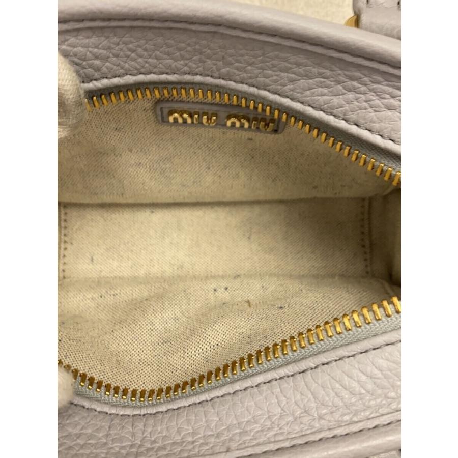 MIU MIU◇アルカディ/ショルダーバッグ/レザー/2WAY/BLU/2BB123 MIU MIU◇アルカディ/ショルダーバッグ/レザー/2WAY/BLU/2BB123