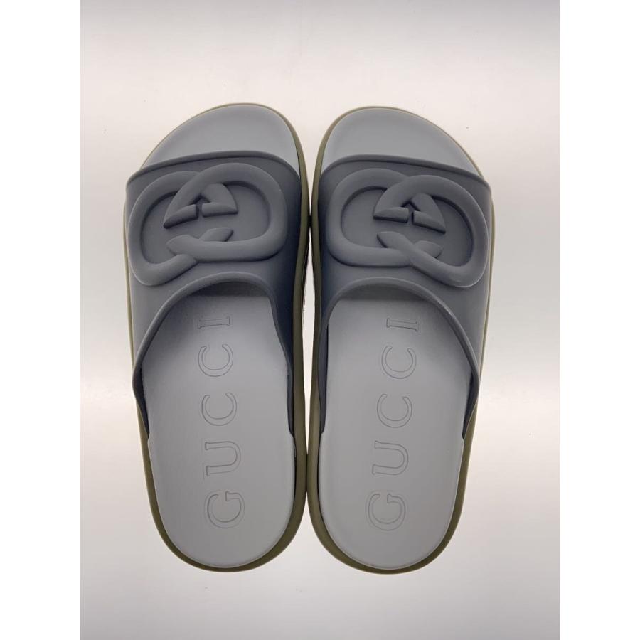GUCCI◇インターロッキングG/サンダル/US6/グレー/692380 GUCCI◇インターロッキングG/サンダル/US6/グレー/692380