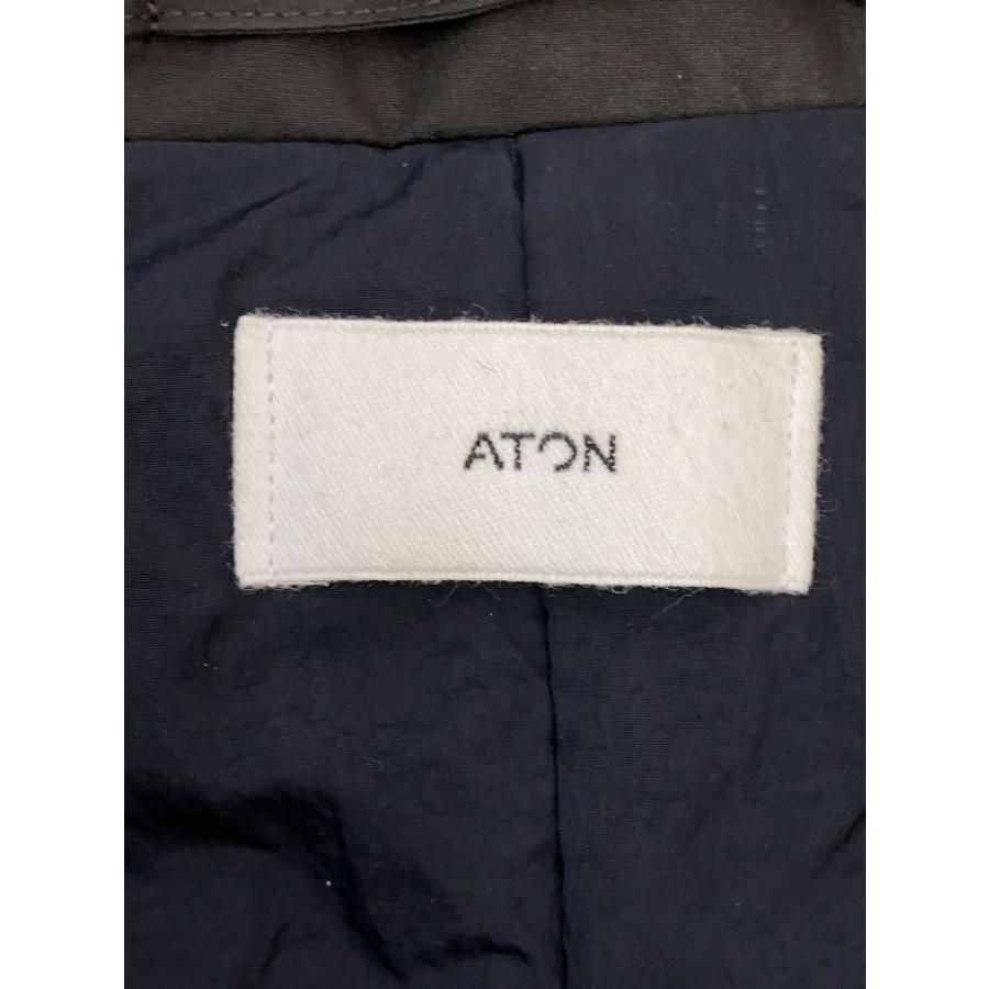 ATON◇ACRYLIC COATED SILK/パッドスタンドコーチジャケット//6/シルク