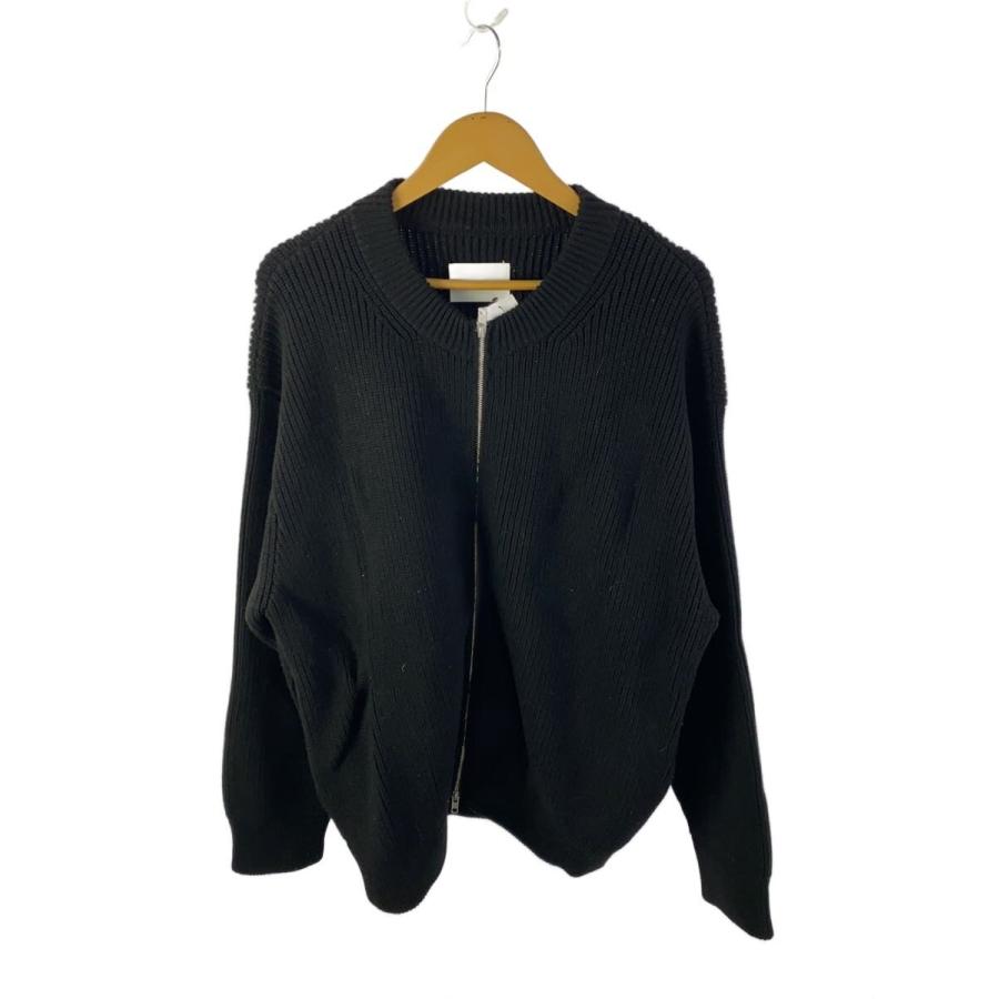 【即完XLサイズ❗️】stone  厚手ニットセーター　黒　XL STONE ISLAND Ribbed Soft Organic Cotton Sweater | XL