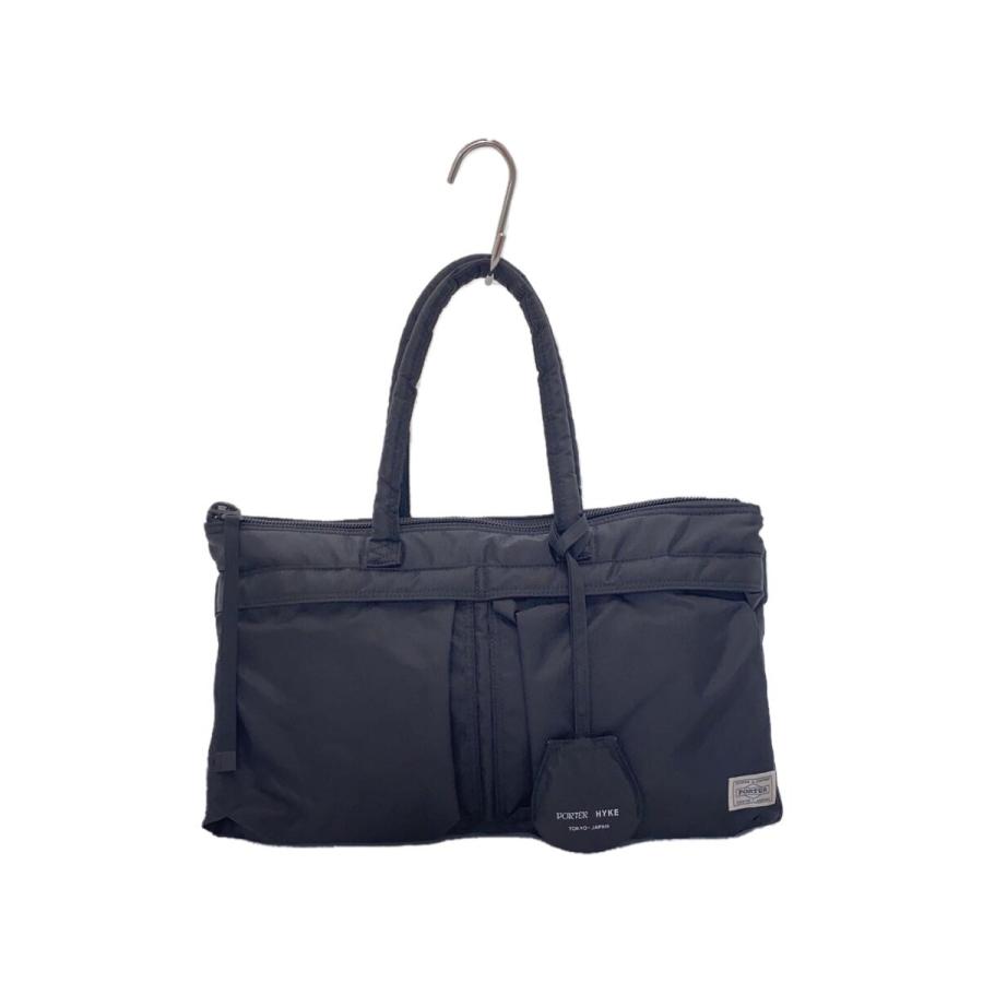 PORTER◇×HYKE/ヘルメットバッグ/トートバッグ/--/BLK// : セカンド