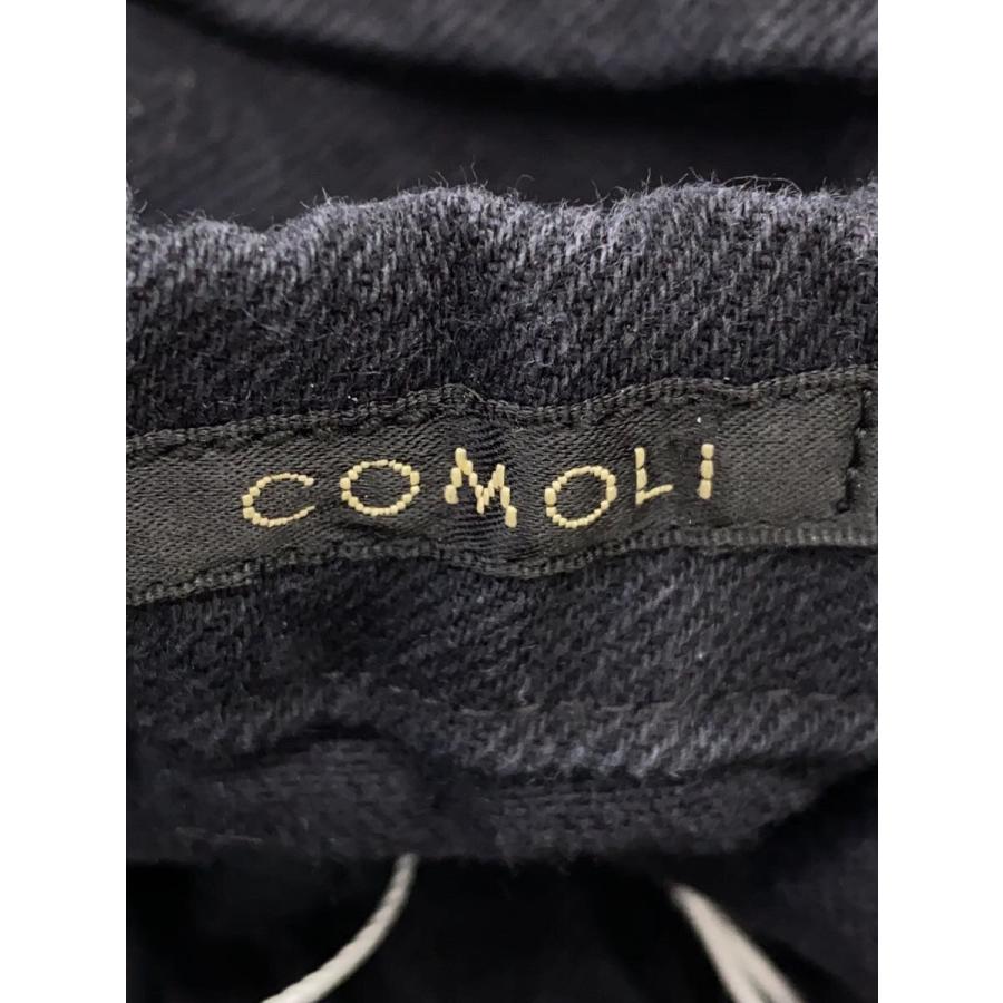 COMOLI◇25SS/ブラックドリル テーパードパンツ/ボトム/3/コットン/BLK