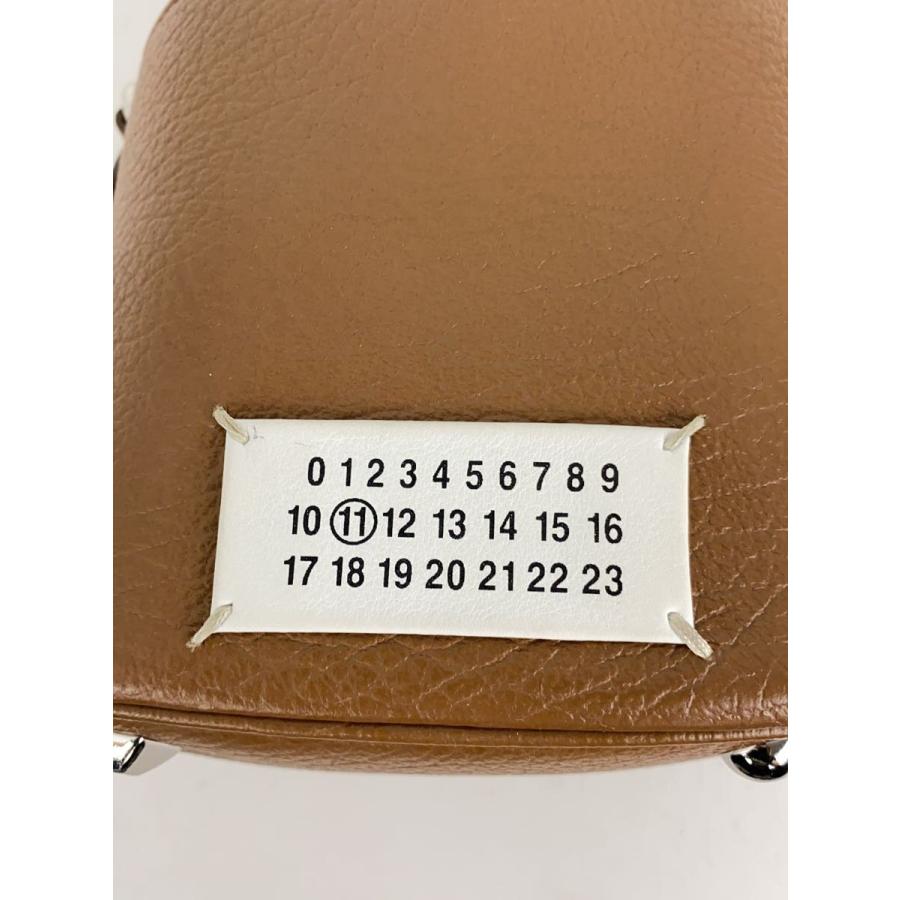 Maison Margiela◇5ACバケットバッグ/2WAY/ハンドバッグ/牛革/ブラウン
