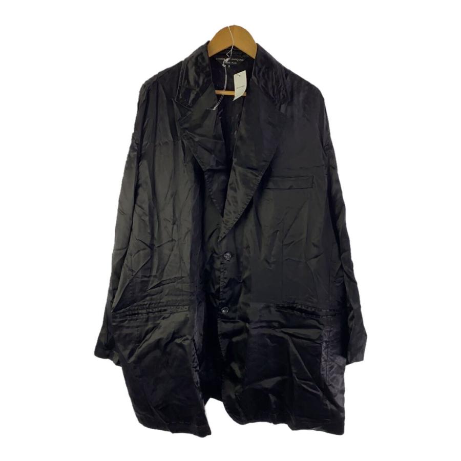 COMME des GARCONS HOMME PLUS◇コート/キュプラ/BLK/プリント/PI-J052