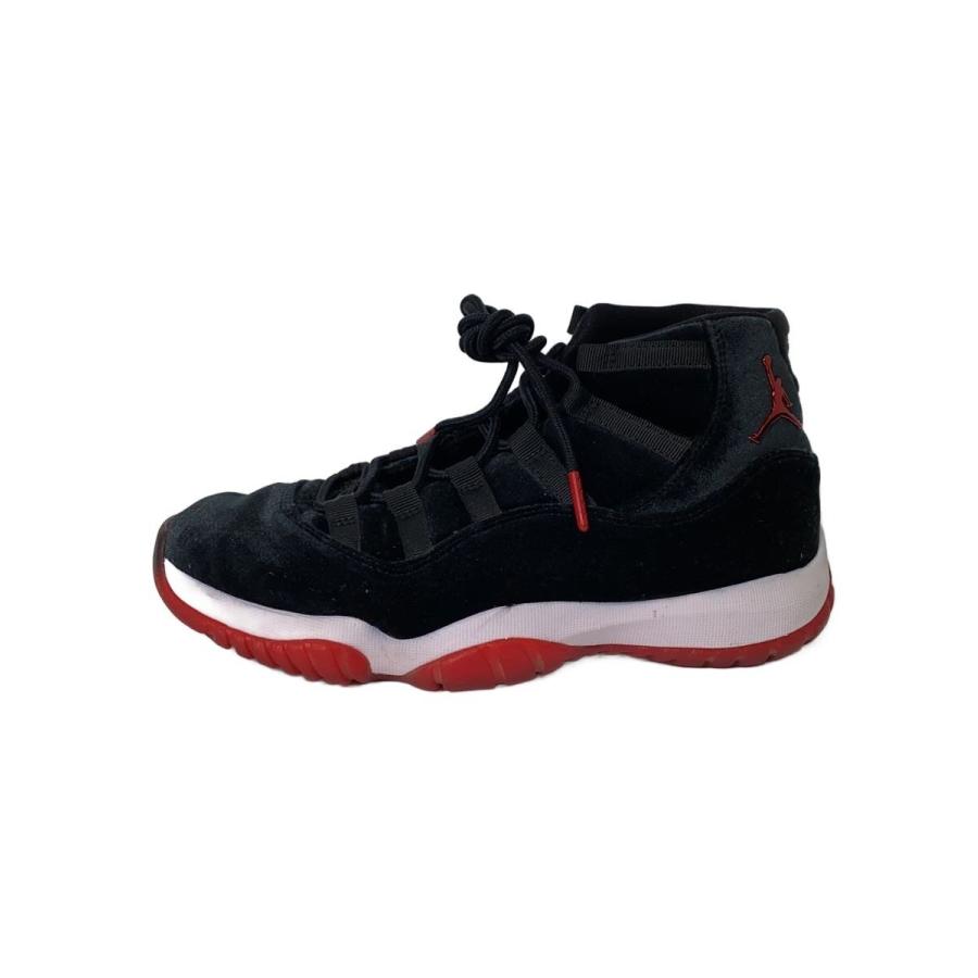 NIKE◇AIR JORDAN 11_エア ジョーダン 11/25cm/BLK : セカンド