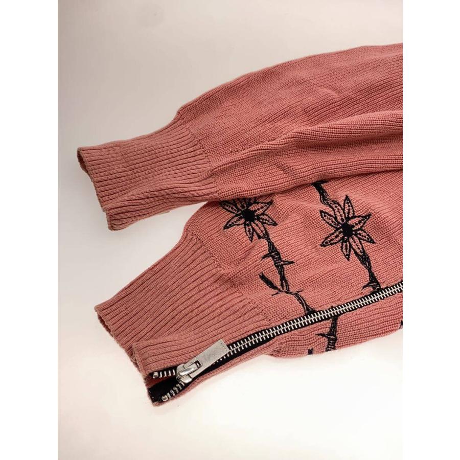 sacai◇×Dr.Woo/19SS/ニット・セーター(厚手)/2/コットン/PNK/19-04278