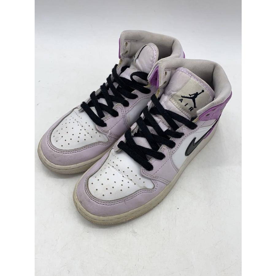 NIKE◇AIR JORDAN 1 MID_エア ジョーダン ミッド/22.5cm/PUP