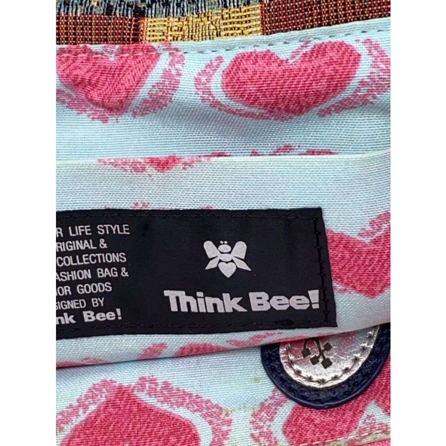 Think Bee!◇トートバッグ/--/マルチカラー/総柄/星条旗/ハートライン 