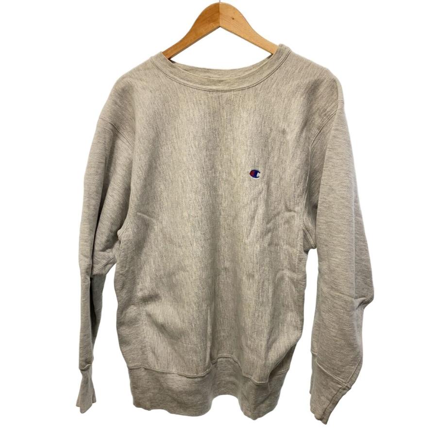 Champion◇スウェット/XL/コットン/GRY/REVERSE WEAVE/80s後期/USA製
