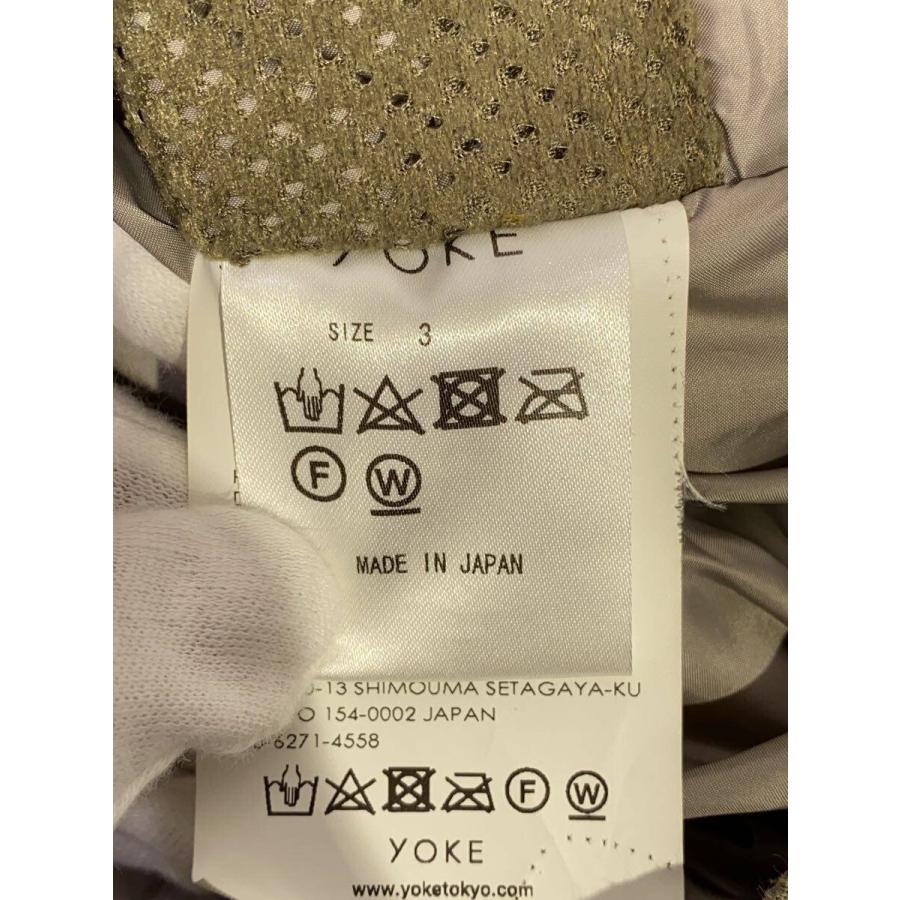 YOKE◇21AW/MILITARY PADDED JACKET/ジャケット/3/ポリエステル/KHK