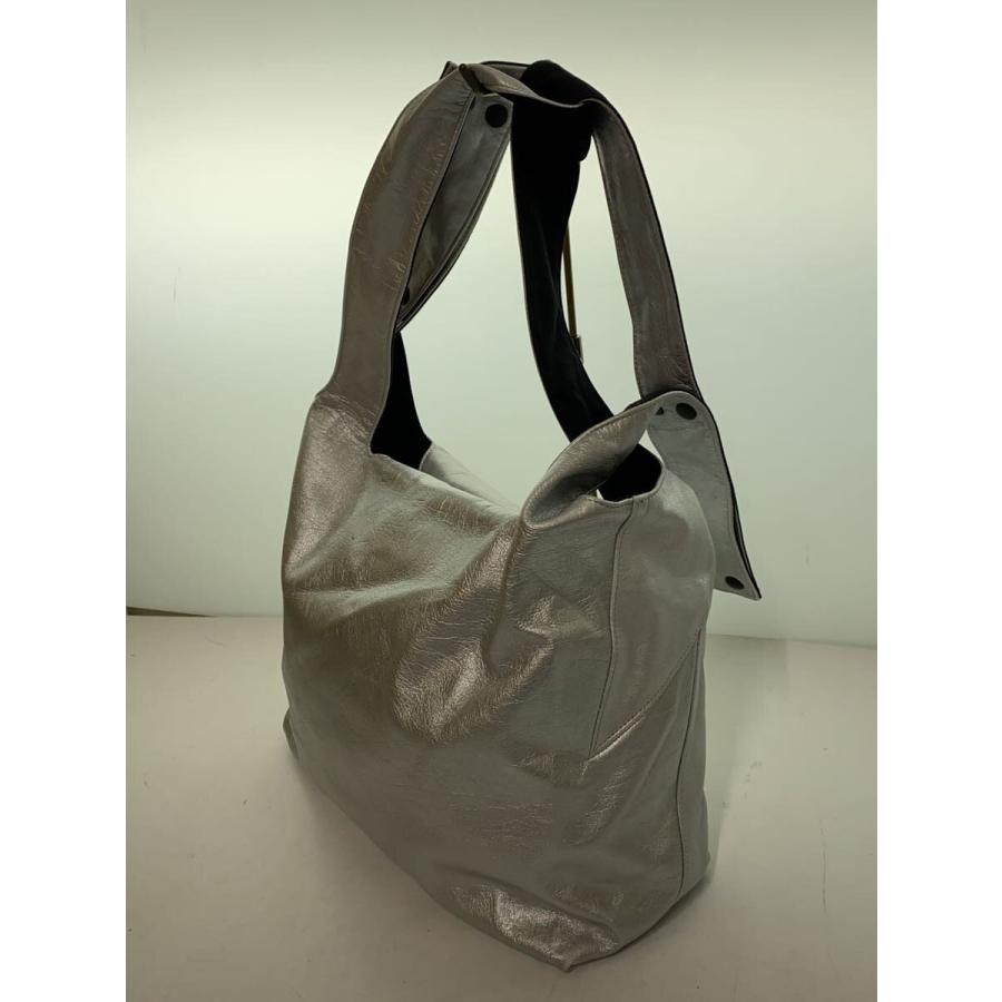 discord Yohji Yamamoto◇ショルダーバッグ/牛革/SLV/DY-I38-717