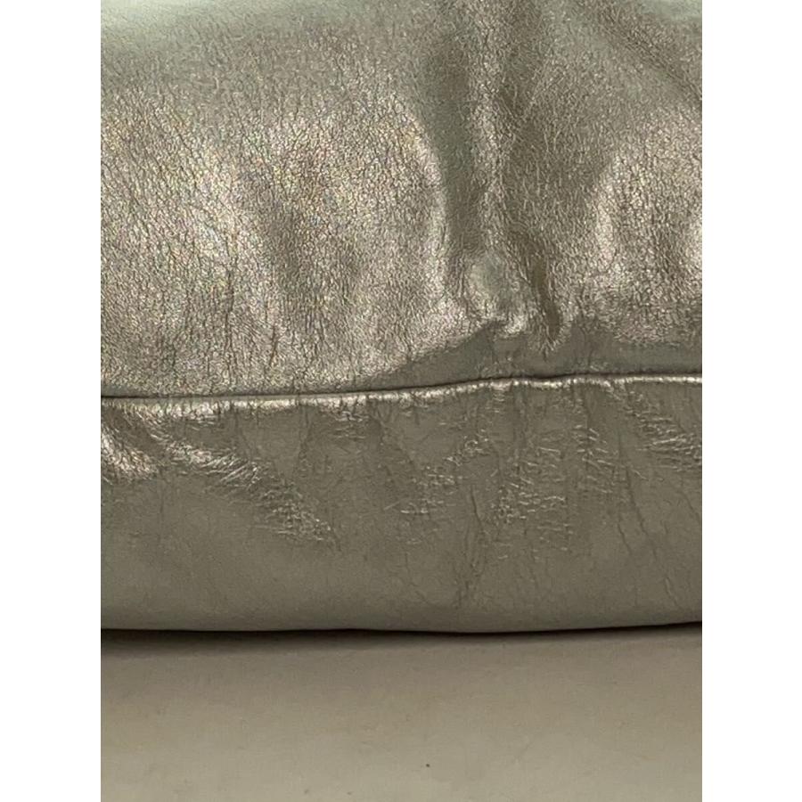 discord Yohji Yamamoto◇ショルダーバッグ/牛革/SLV/DY-I38-717