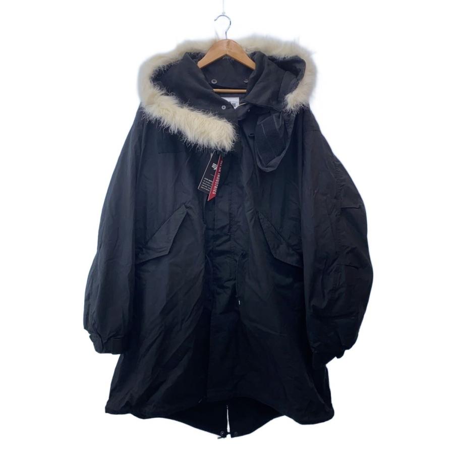 ALPHA INDUSTRIES◇モッズコート/XL/コットン/BLK/TA1562-001