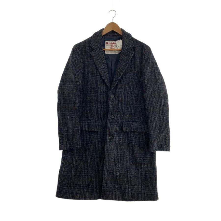 URBAN RESEARCH ROSSO ハリスツイード　コート　Sサイズ ROSSO URBAN RESEARCH◇×HARRIS TWEED/チェスターコート/S/ウール