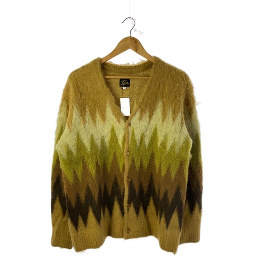 Needles◇カーディガン(厚手)/S/モヘア/BEG/総柄/LQ274 : セカンド