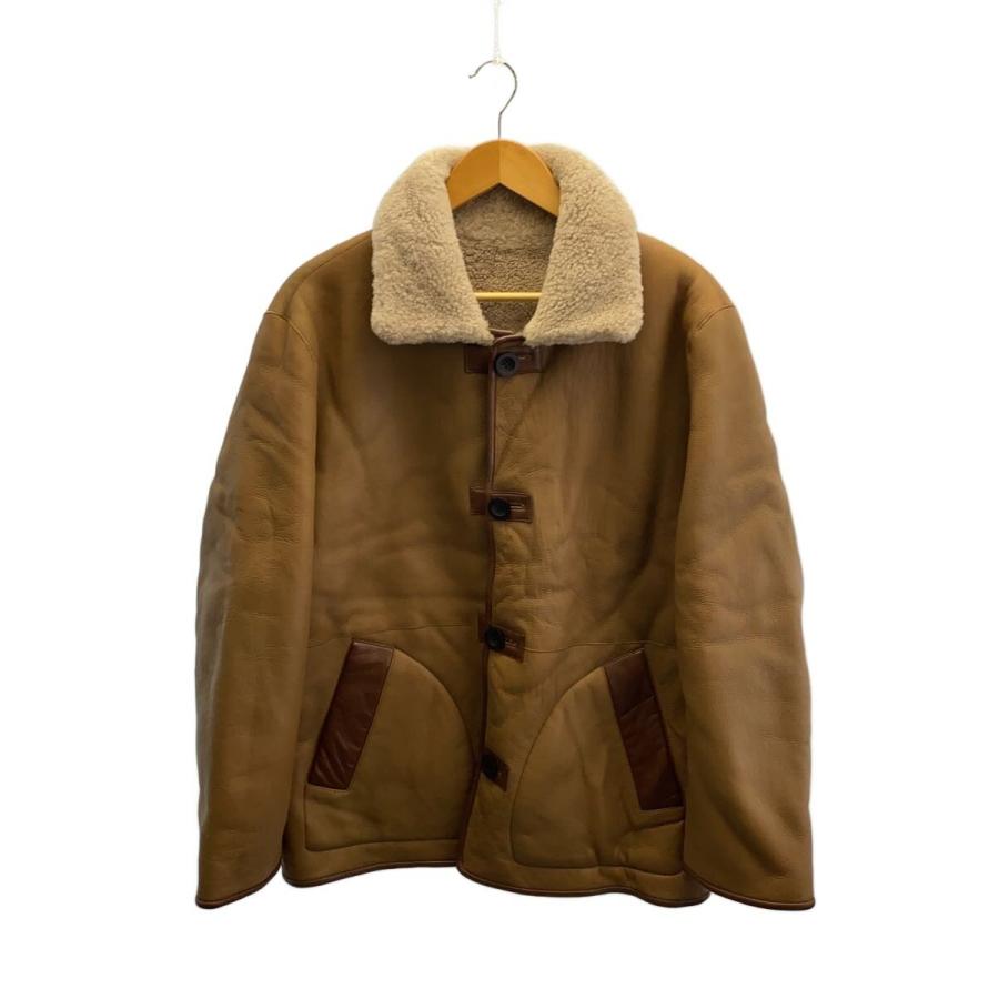ARMA/リバーシブル/ムートン/レザージャケット・ブルゾン/48/羊革/BRW
