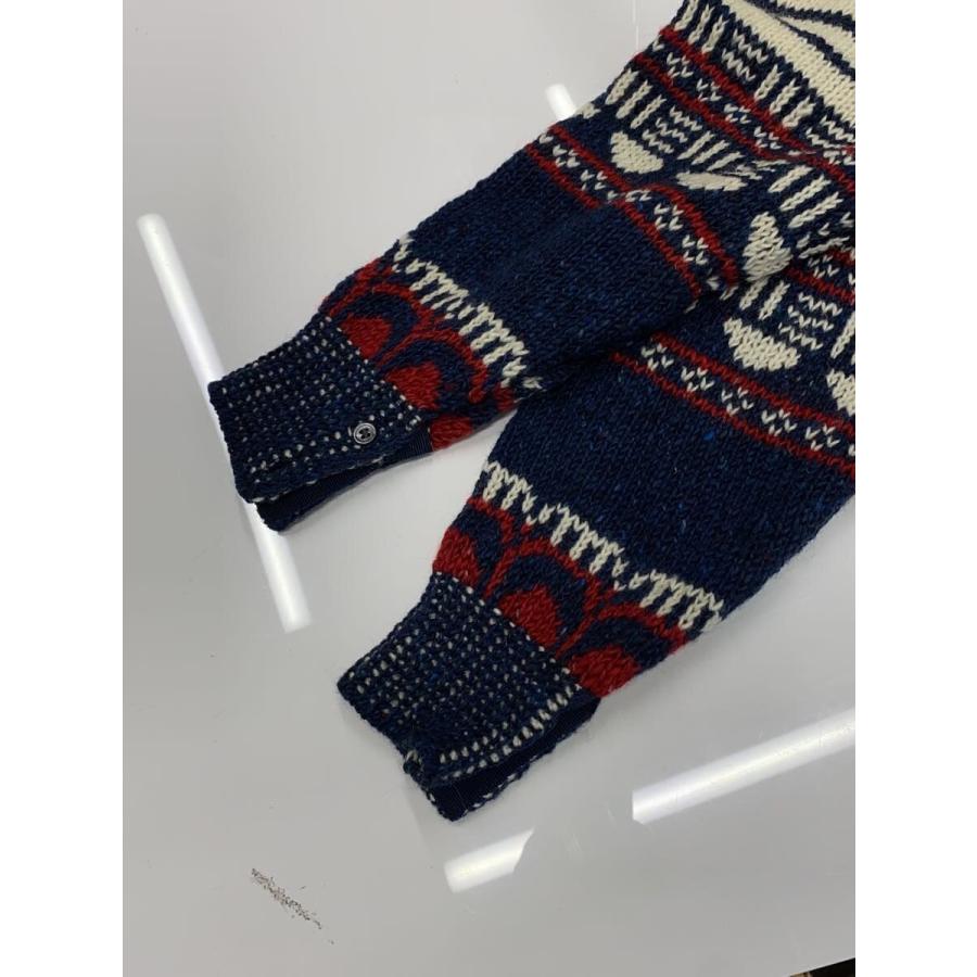 THOM BROWNE. NEW YORK◇ニット・セーター(薄手)/2/ウール/NVY/総柄 