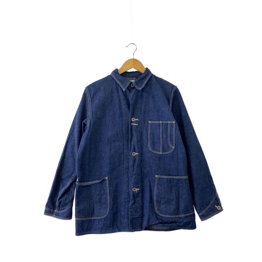 美品 オアスロウ 大戦 デニム カバーオール 月桂樹ボタン 1サイズ orSlow◇大戦モデル/月桂樹ボタン/カバーオール/1/コットン/IDG