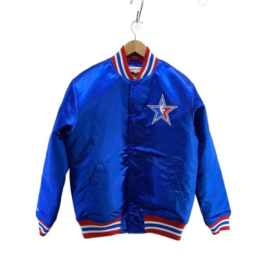 mitchell&ness◇NBA/HARDWOOD CLASSICS/ジャケット/M/ポリエステル/BLU