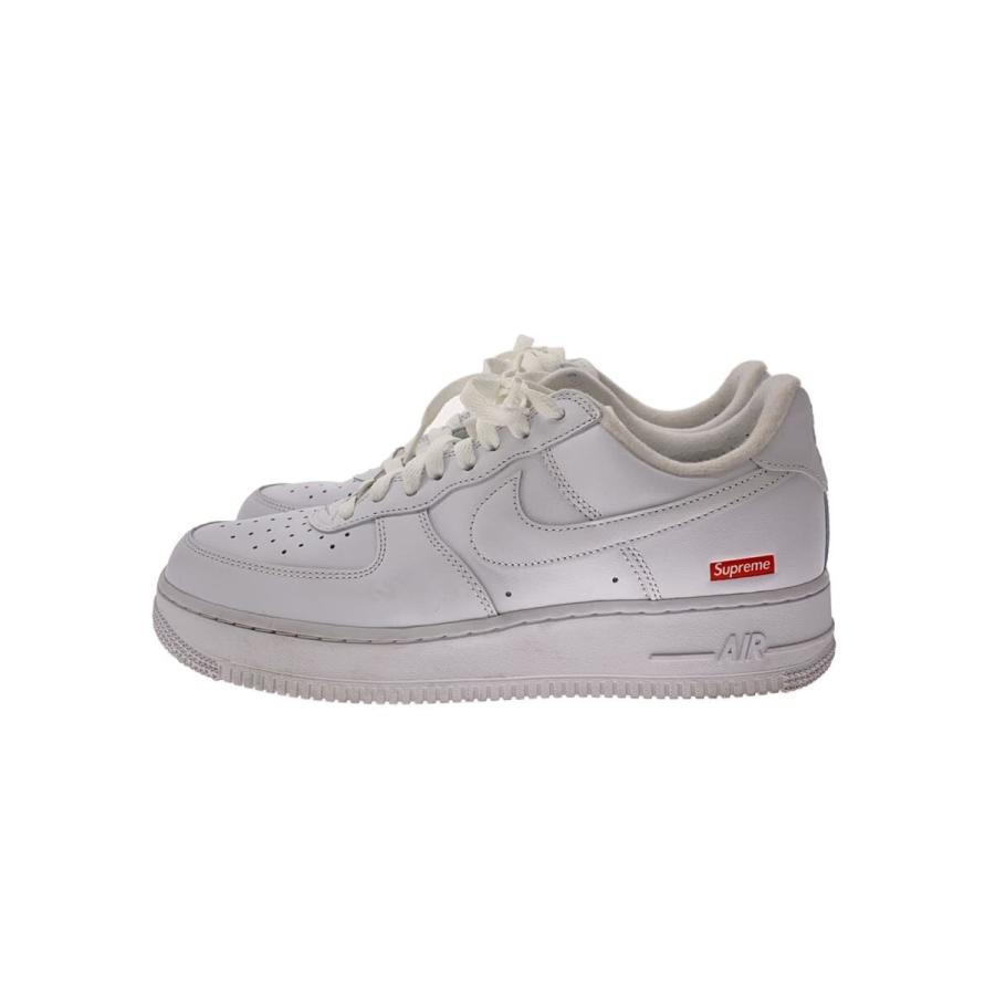 Supreme◇×Nike Air Force 1 Low/ローカットスニーカー/27cm/WHT