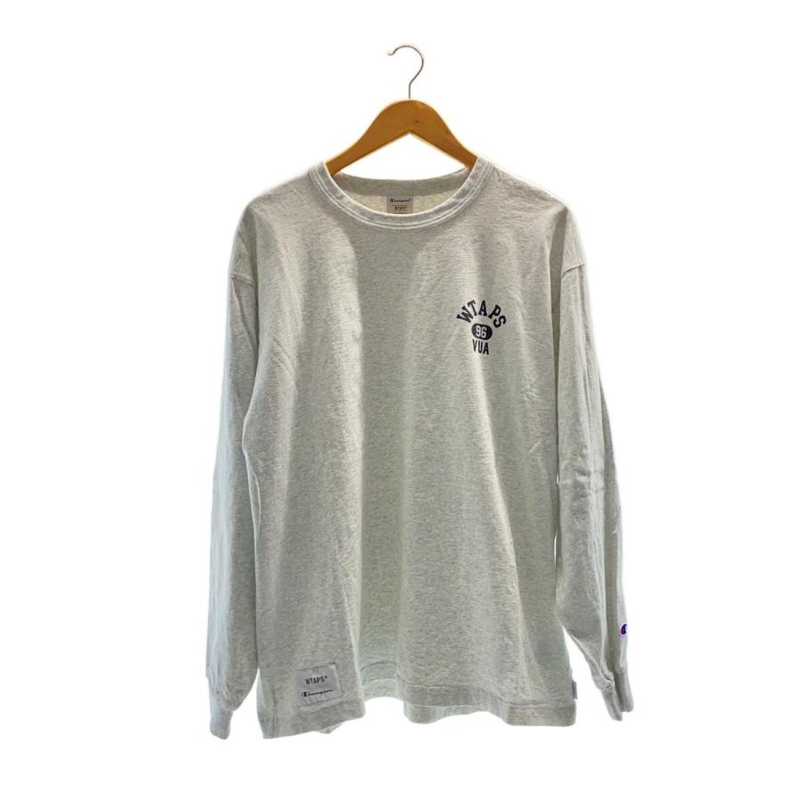 Champion◇×WTAPS/24AW/ACADEMY LS COTTON/長袖Tシャツ/XL/コットン