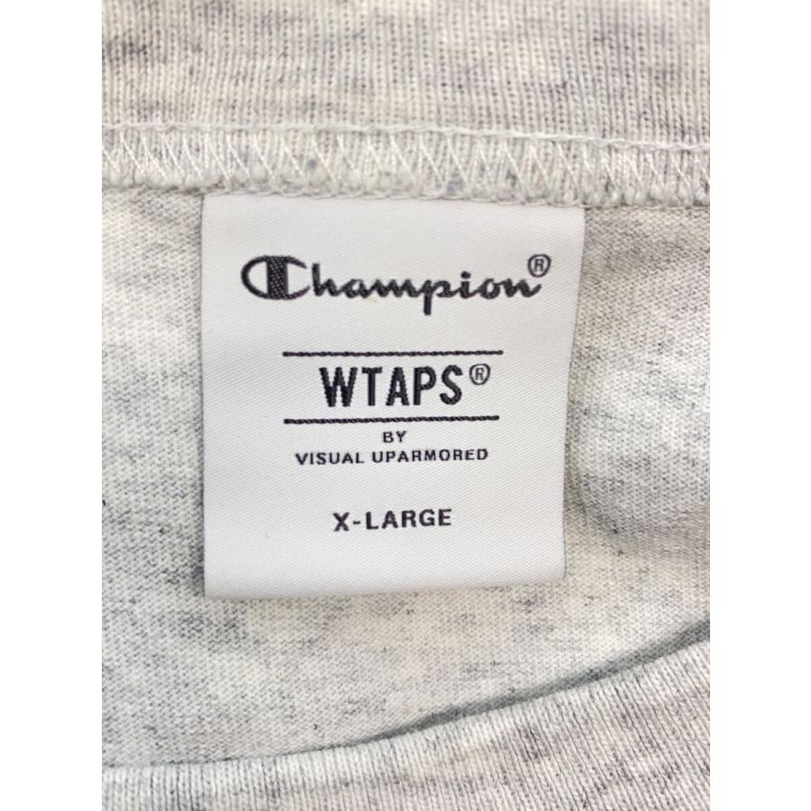 Champion◇×WTAPS/24AW/ACADEMY LS COTTON/長袖Tシャツ/XL/コットン