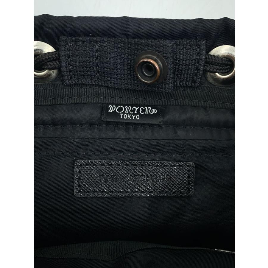 PORTER◇×TOGA ARCHIVES/ショルダーバッグ/--/BLK/ストリングバッグ
