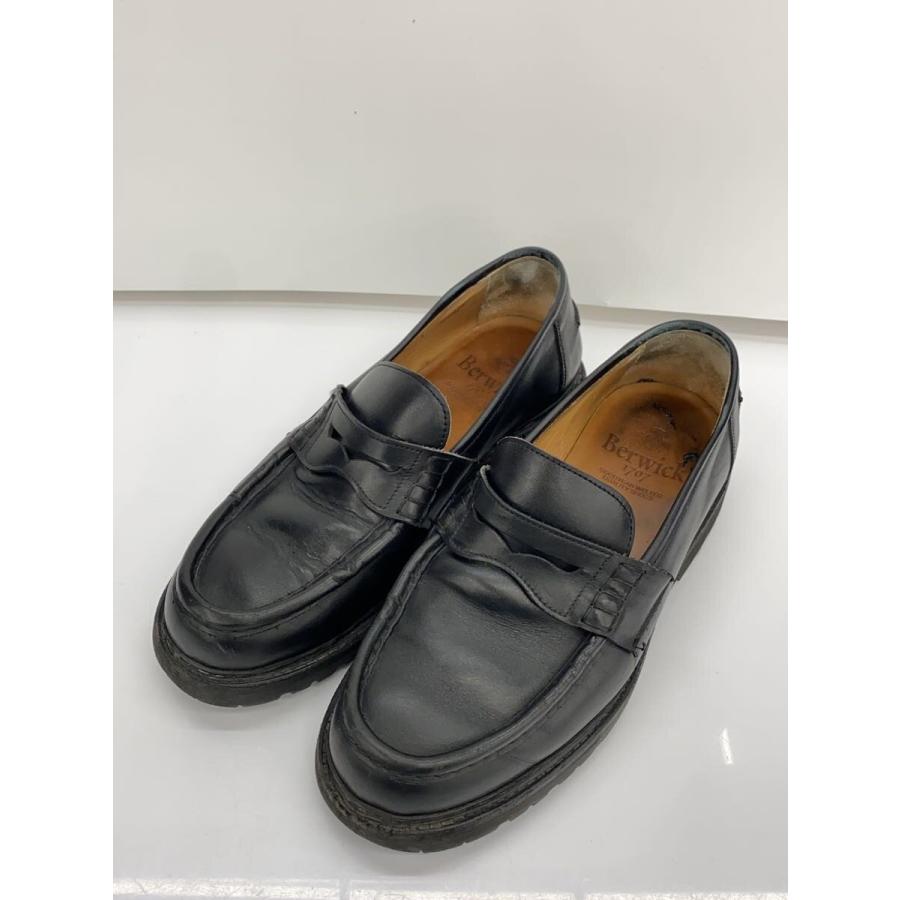 Berwick◇ローファー/UK7/BLK/177202 5293/コインローファー/履きジワ
