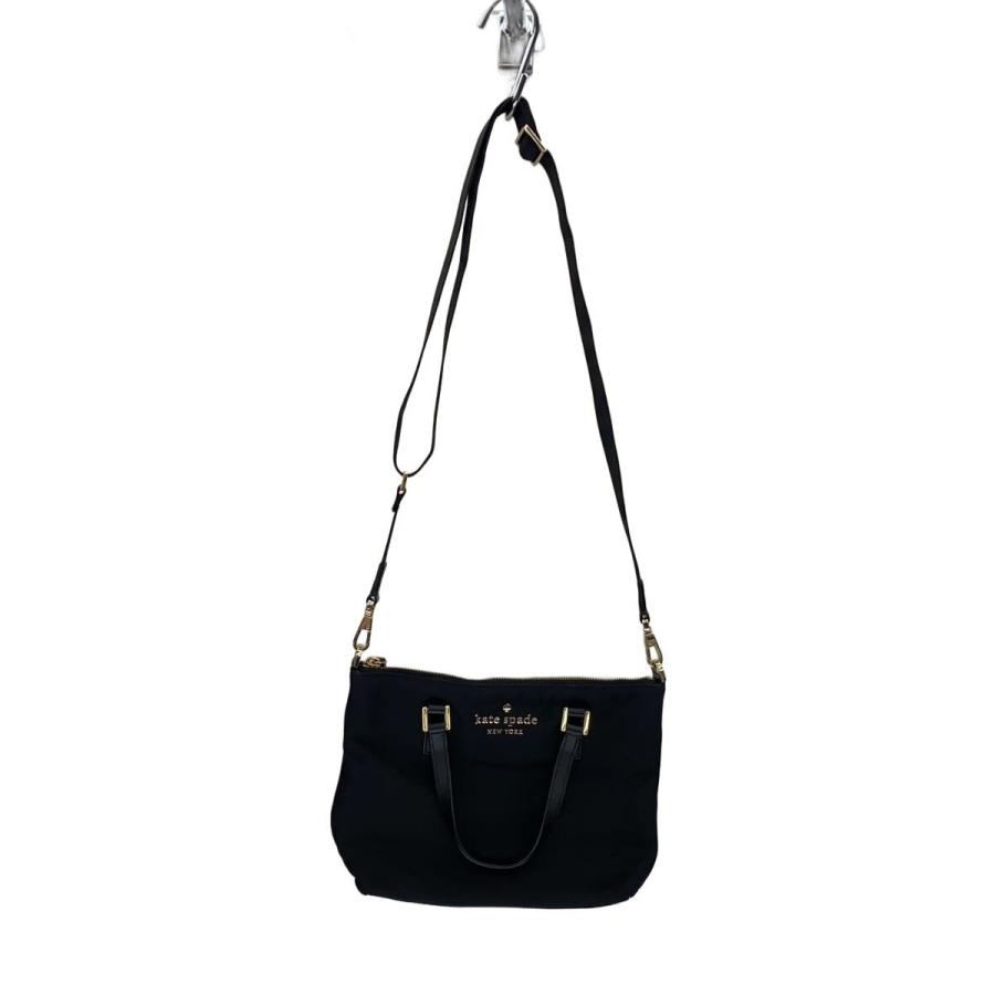 kate spade new york◇ショルダーバッグ/ナイロン/BLK// : セカンド