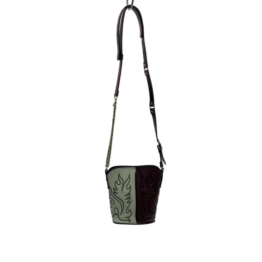 TOGA◇ショルダーバッグ/レザー/WHTWESTERN SHOULDER BAG// : セカンド