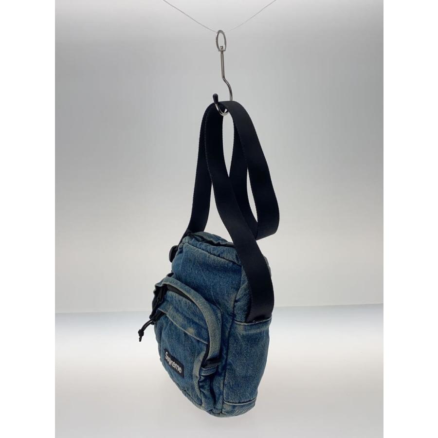 Supreme◇ショルダーバッグ/コットン/IDG/DENIM SHOULDER BAG WASHED 
