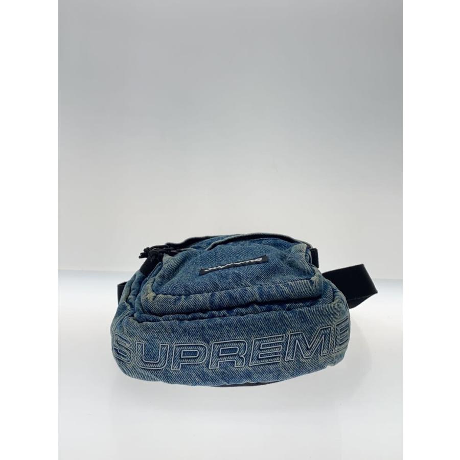 Supreme◇ショルダーバッグ/コットン/IDG/DENIM SHOULDER BAG WASHED 