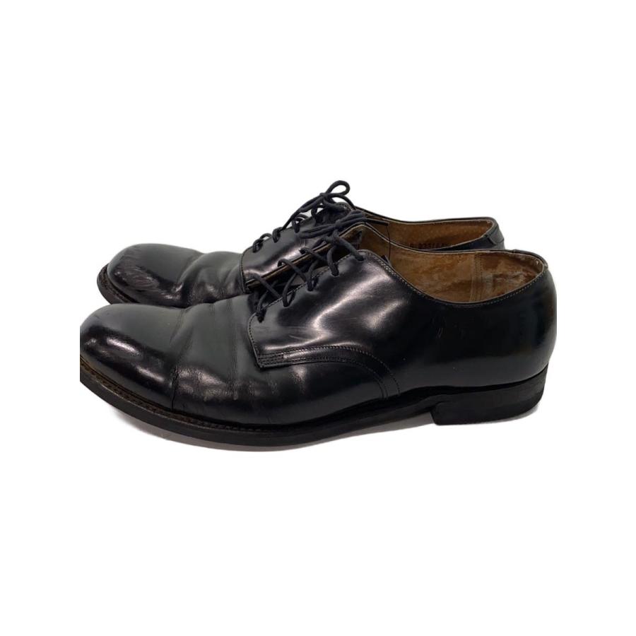 US.NAVY◇80s/サービスシューズ/CRADDOCK TERRY社/11/BLK/レザー/状態