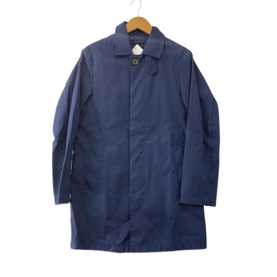 MACKINTOSH◇×loro piana/ステンカラーコート/36/コットン/ネイビー/EA