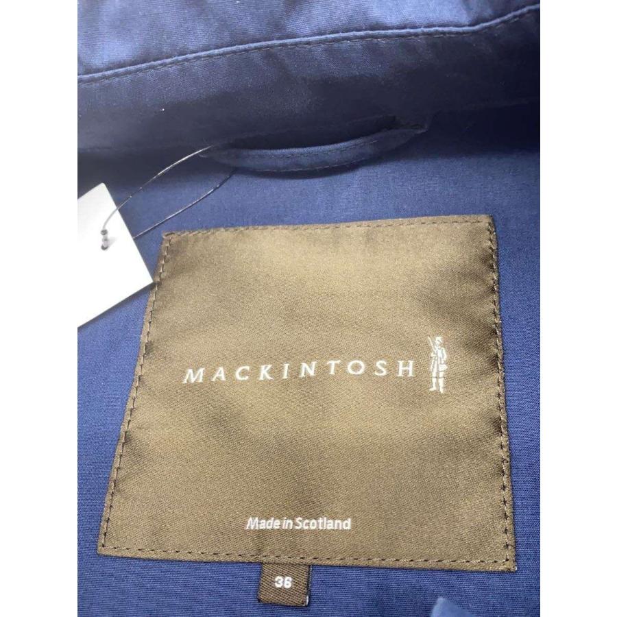 MACKINTOSH◇×loro piana/ステンカラーコート/36/コットン/ネイビー/EA