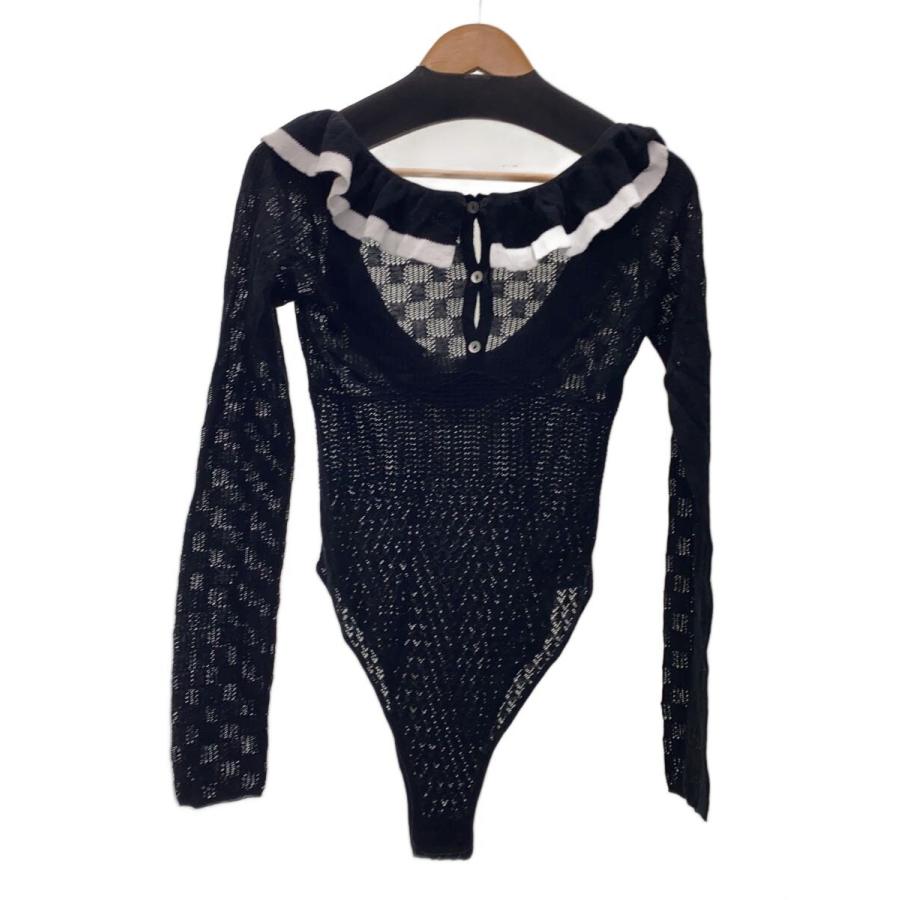 HONEYMIHONEY crochet frill knit bodysuit ハニーミーハニー crochet