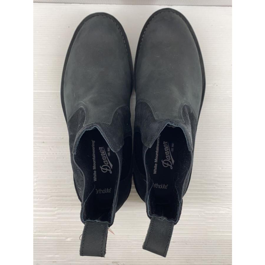 Danner◇箱有/×WHITE MOUNTAINEERING/サイドゴアブーツ/US8/BLK