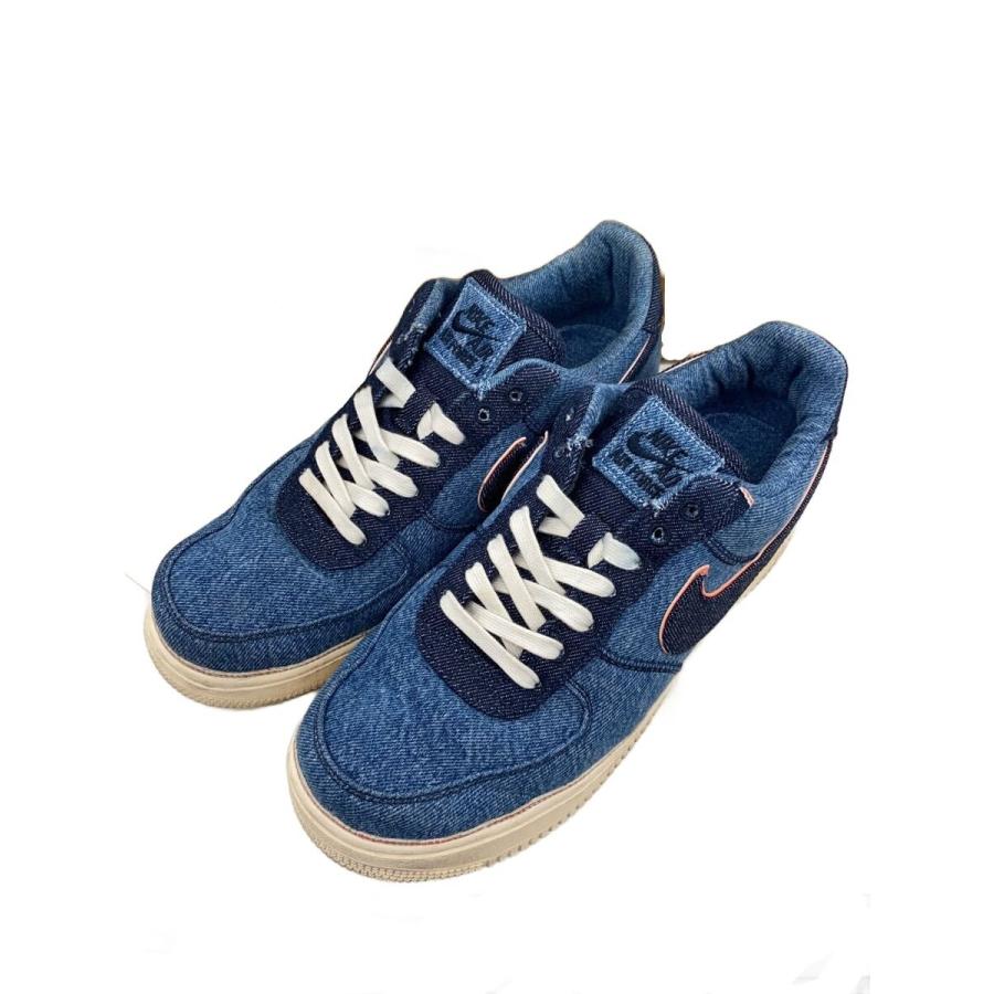 NIKE◇AIR FORCE 1 07 PRM/エアフォースプレミアム/ブルー/905345-403